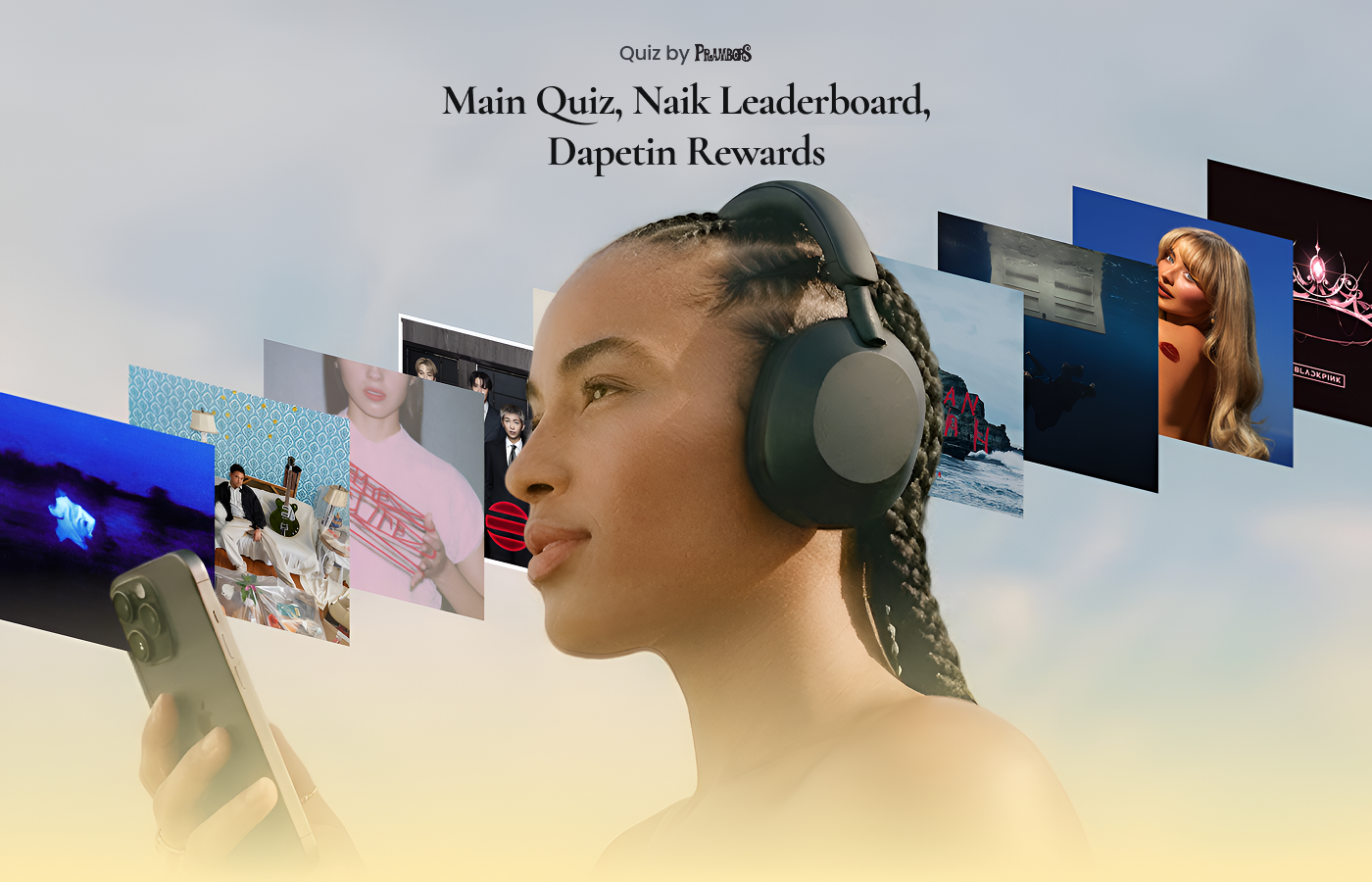 Main Quiz, Naik Leaderboard, Dapetin Rewards — Quiz by Prambors